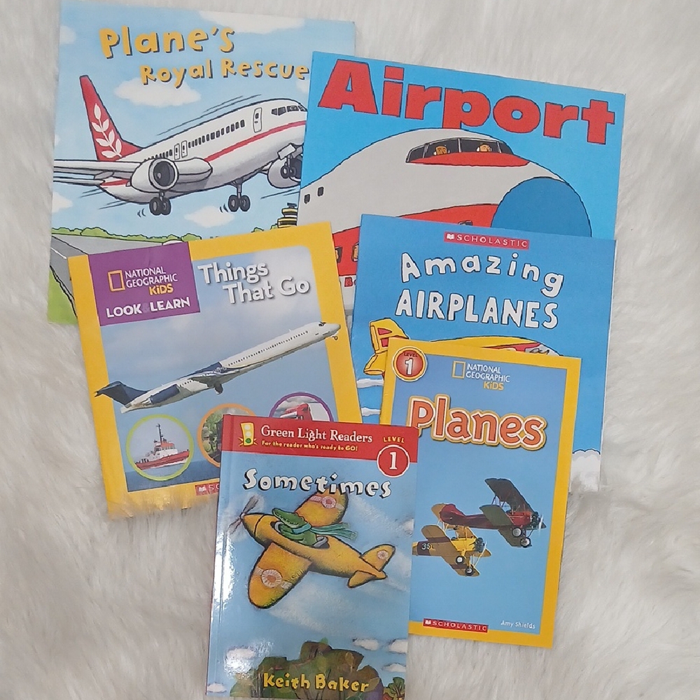 Scholastic Airplane Themed Book Collection